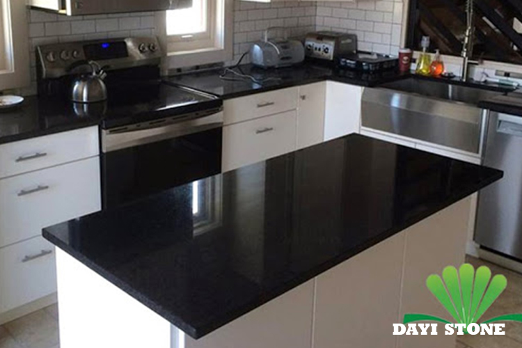 Granite Absolute Black Kitchentop and Countertop